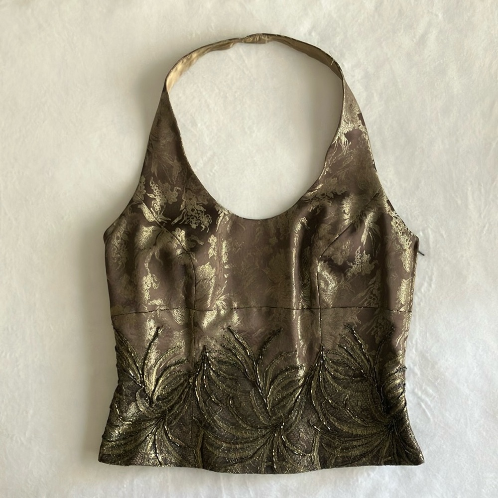 Carmen Marc Valvo Signature Evening Top